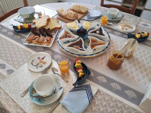 Mad på bed and breakfast-stedet eller i nærheden