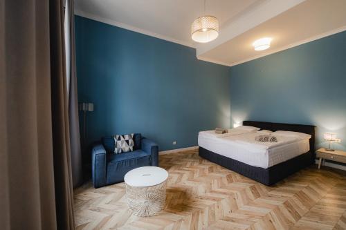 Katil atau katil-katil dalam bilik di Apartments JustLvivIt at the Rynok Square