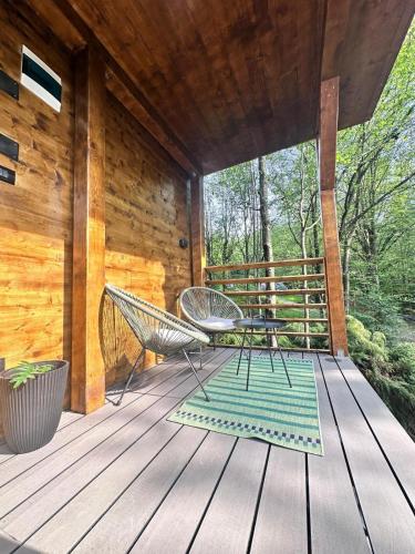 Balkón nebo terasa v ubytování Tiny House 4 Two