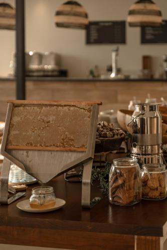 a counter in a kitchen with at Cooks Club Calvia Beach - Adults Only in Magaluf