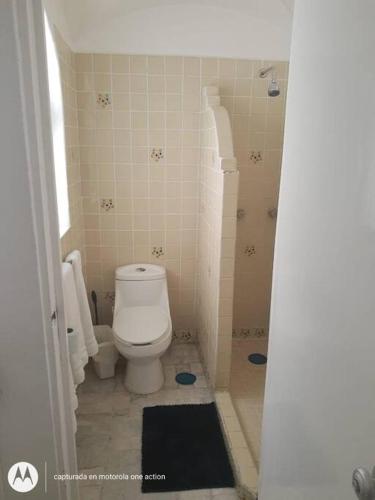 Ένα μπάνιο στο Departamento junto a Las Hadas Manzanillo