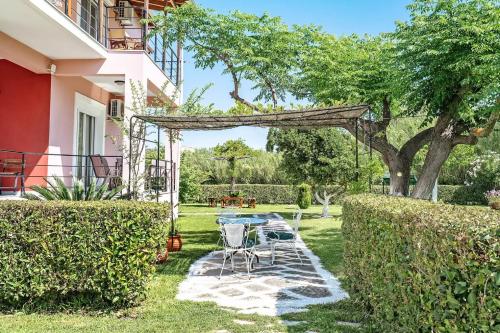 Zahrada ubytování House of Dreams Lefkada