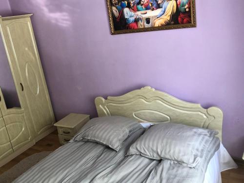 Ένα ή περισσότερα κρεβάτια σε δωμάτιο στο Екоферма Семенюк