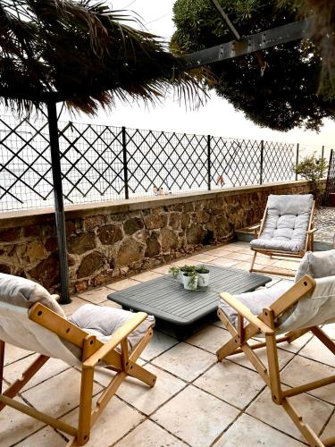 Μπαλκόνι ή βεράντα στο Bed and Breakfast Onde Beach Poetto