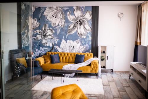 Гостиная зона в A&K COZY ART Studio 2
