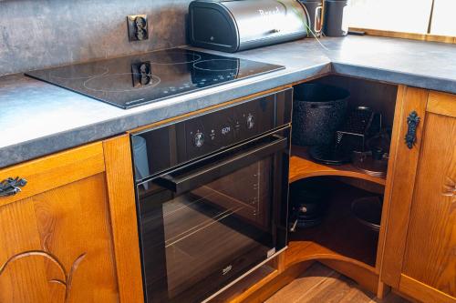 Dapur atau dapur kecil di Goralská Vila Lomnica