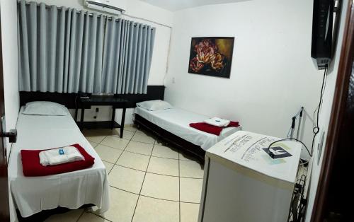 Hotel Anápolisにあるベッド