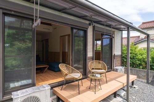 Balkón nebo terasa v ubytování Seaside Villa Nagi