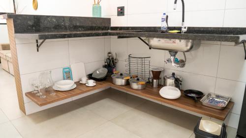 Kuchyň nebo kuchyňský kout v ubytování Jahu Center Casas