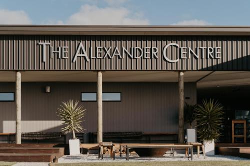 a building with a sign that reads the a lekker center at The Cove Tasmania in Devonport