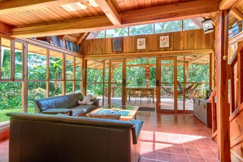 Χώρος καθιστικού στο La Providencia Lodge