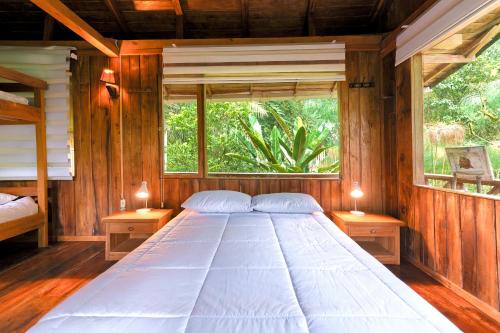 Ένα ή περισσότερα κρεβάτια σε δωμάτιο στο La Providencia Lodge