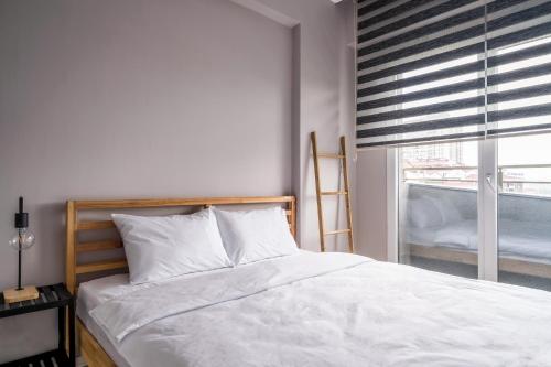 Postel nebo postele na pokoji v ubytování Convenient and Modern Flat in Central Beylikduzu