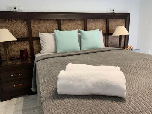 Postel nebo postele na pokoji v ubytování Villajoyosa Sweet