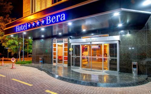 a building with a sign that reads hotel ibiza at Bera Konya Hotel in Konya
