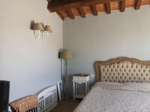 Posteľ alebo postele v izbe v ubytovaní Meravigliosa Villa a P. Romana