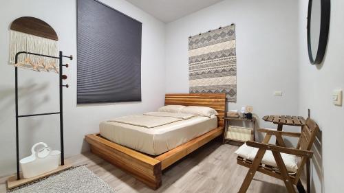 Postel nebo postele na pokoji v ubytování 山林間 - 露營 旅居 Camping & BNB in forests 預訂後請看訊息