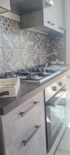 Dapur atau dapur kecil di La Terrazza sul Mare