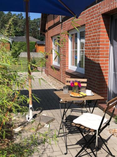 Jardin de l'établissement Ferienwohnung Elbsegler