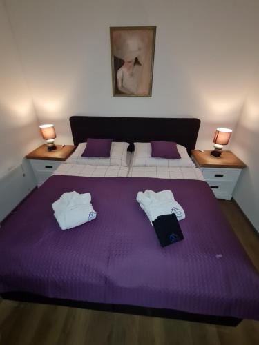 Posteľ alebo postele v izbe v ubytovaní Apartmány Betica