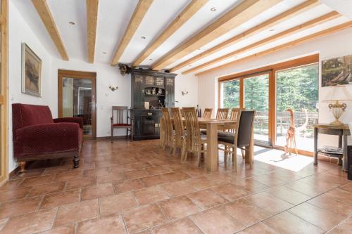 Χώρος καθιστικού στο Ferienhaus Jägerhaus Oppach Privathaus
