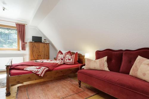 Χώρος καθιστικού στο Ferienhaus Jägerhaus Oppach Privathaus