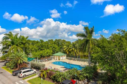 an aerial view of a pool at a resort at Sunrise Suites Bonaire Suite #210 in Key West