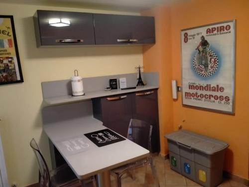 Kuchyň nebo kuchyňský kout v ubytování B&B CINGVLVM