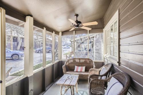 Un lugar para sentarse en Colorado Chautauqua Cottages