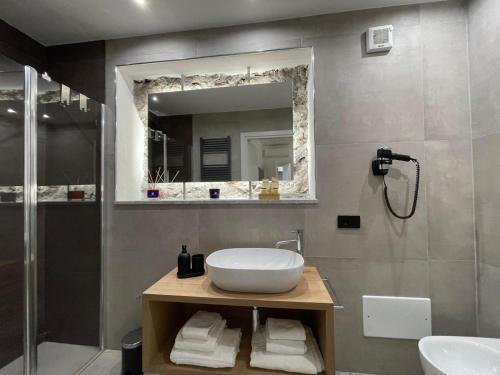 Ванная комната в Taormina Rooms centro storico
