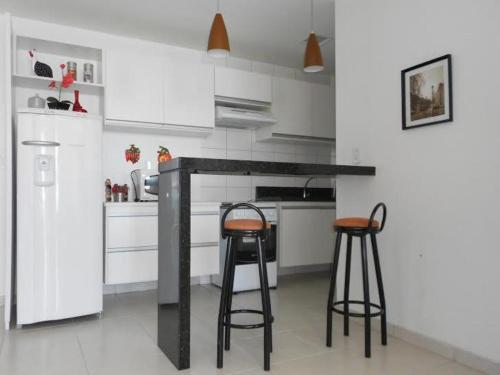 Køkken eller tekøkken på Frente Mar Green Diamond Residencial