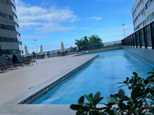 Kolam renang di atau dekat dengan BEACH CLASS INTERNACIONAL FRENTE MAR