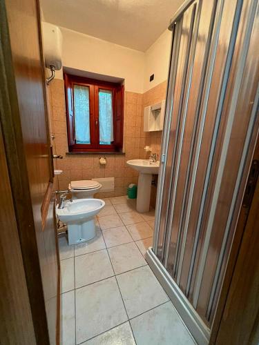 Ванная комната в B&B alle Roverelle