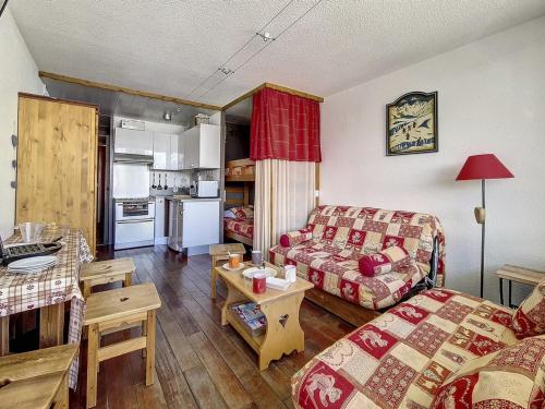 Studio lumineux aux Menuires - Ski aux pieds, balcon sud - FR-1-344-1180
