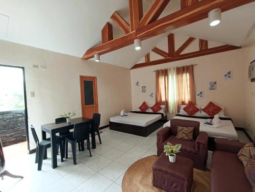 Posezení v ubytování La Gracia Apartelle