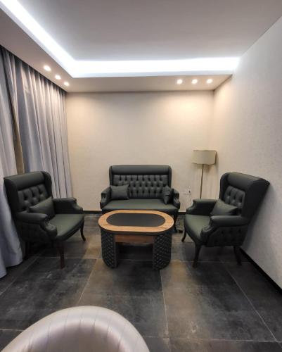 Χώρος καθιστικού στο Pretal Hotel