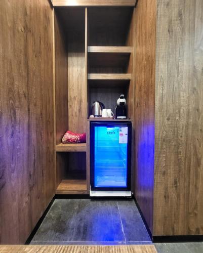 Η κουζίνα ή μικρή κουζίνα στο Pretal Hotel