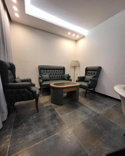 Χώρος καθιστικού στο Pretal Hotel