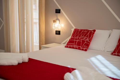 Katil atau katil-katil dalam bilik di B&B Villa Pignataro