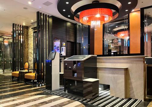 Khu vực sảnh/lễ tân tại APA Hotel Kanda Jimbocho Ekihigashi