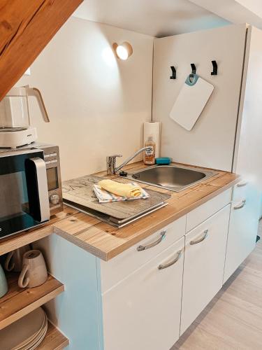 Dapur atau dapur kecil di Apartment Viechtach