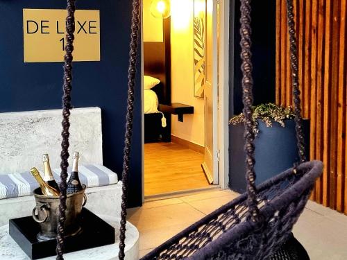 Posezení v ubytování PJURE Boutique Hotel & Spa