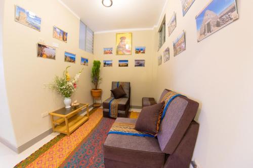 Χώρος καθιστικού στο CESAR'S HOTEL PERU