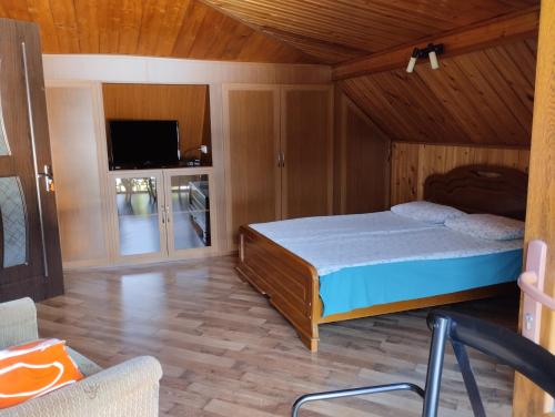 Llit o llits en una habitació de House in Borjomi