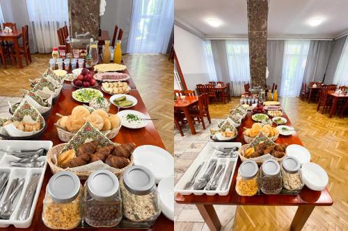 Mad på pensionatet eller i nærheden