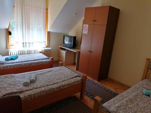 Postel nebo postele na pokoji v ubytování VILA MARKO