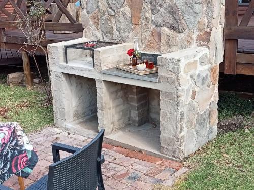 a stone walledificialificialificialificialificialificialificialificialificialificialificialificial at Cinnamon & Sage Country Cabins in Dullstroom