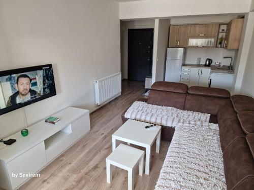 Kuchyň nebo kuchyňský kout v ubytování Apartman Paradise Fojnica