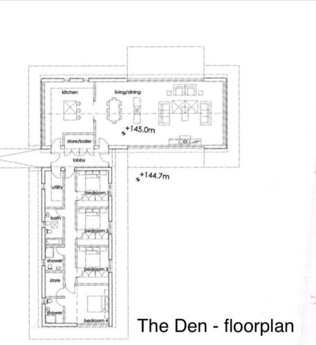 Κάτοψη του The Den, Architect Designed Barn, Beautiful Location