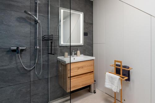 Ένα μπάνιο στο Kuća za odmor Belota Pag